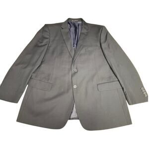 "Mantoni"Mens Blazer Italy Super 140's Wrinkle‎ Resist. SZ. 48L 100% Virgin Wool
